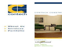 Tablet Screenshot of contechconstruction.ca